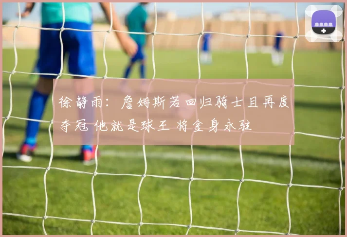 徐静雨：詹姆斯若回归骑士且再度夺冠 他就是球王 将金身永驻